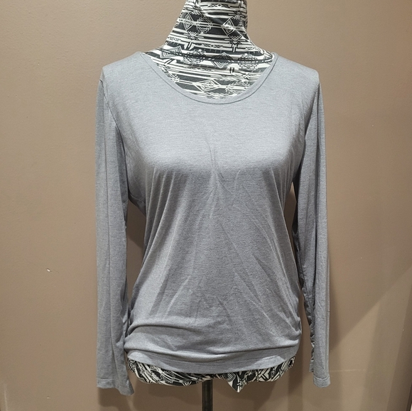32 Degrees Tops - 32 Degrees Gray Fitted Long Sleeve Top Sz XL